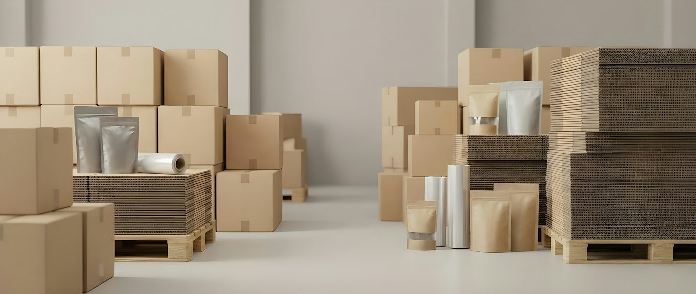 Amazon account management: inventory boxes ready for Amazon FBA orders